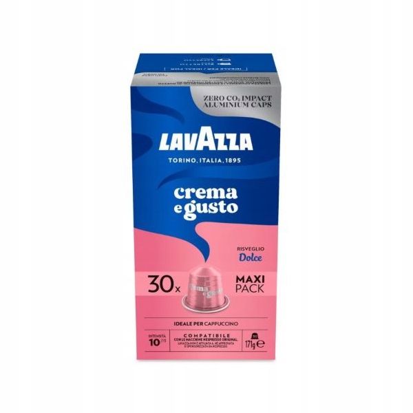 Lavazza Crema e Gusto Dolce 30 kapsułek do Nespresso zdjęcie 2