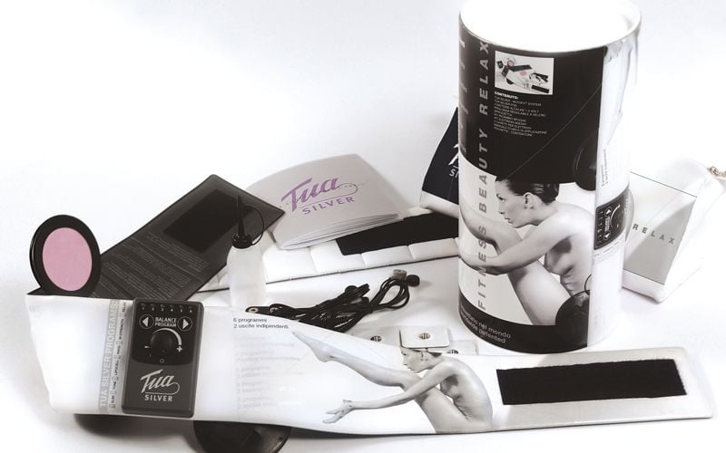 Elektrostymulator pas odchudzający brzuch Tua Silver Vupiesse zdjęcie 3