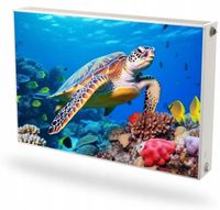 Mata magnetyczna magnes na grzejnik kaloryfer na wymiar ŻŁÓW MORSKI 80x60cm