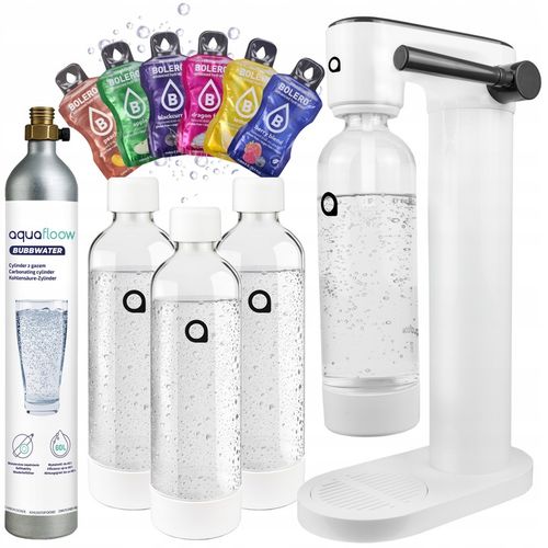 SATURATOR DO WODY GAZOWANEJ AQUAFLOOW BUTLA CO2 3X BUTELKA NA WODĘ + BOLERO na Arena.pl