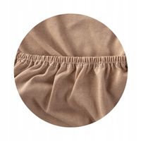 PRZEŚCIERADŁO JERSEY DO ŁÓŻECZKA 160x80 BAWEŁNA - beżowy