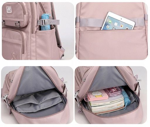 Plecak szkolny różowy (D072) zdjęcie 16