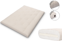 Materac z lateksem 140x200 - Pascall Futon Slim Latex - Ecru