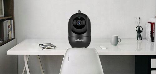 CZARNA KAMERA BEZPRZEWODOWA WIFI 4MPX WEWNETRZNA NIANIA IP APLIKACJA TUYA na Arena.pl