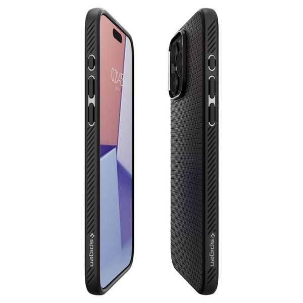 SPIGEN LIQUID AIR IPHONE 15 PRO MAX MATTE BLACK zdjęcie 8