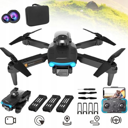 DRON Z KAMERĄ 4K DLA DOROSŁYCH 360° OMIJANIE PRZESZKÓD WIFI SKŁADANY DRON na Arena.pl