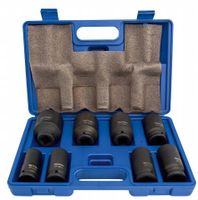 ADLER ZESTAW NASADKI UDAROWEDŁUGIE 6-KĄTNE 3/4'''' 8 SZTUK AD-8D 22-46mm