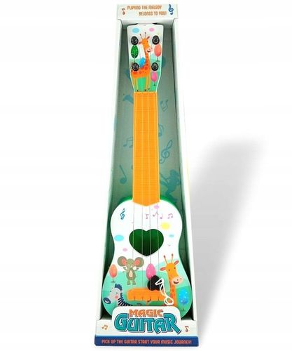 GITARA DLA DZIECI DUŻA 43CM UKULELE GRA INSTRUMENT na Arena.pl