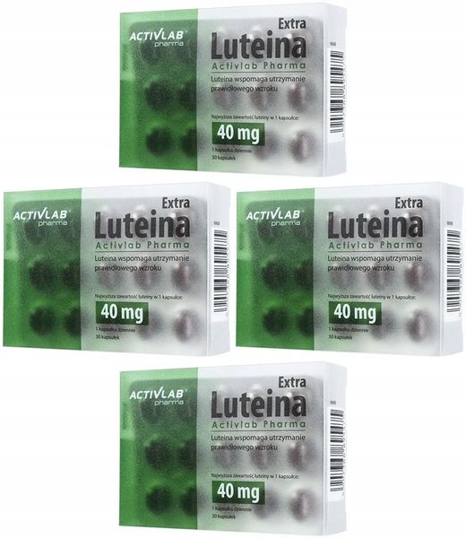 Activlab Luteina Extra 40mg Zdrowy Wzrok 30 kaps zdjęcie 1