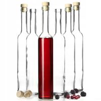 6x KADAX Butelka 500ml Na Nalewki Z Korkiem fi19
