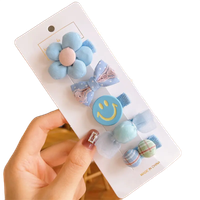 Zestaw wsuwek, spinek 5 sztuk dla Dziewczynki typ XI