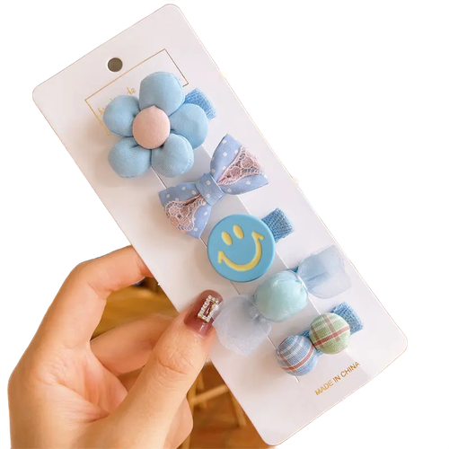 Zestaw wsuwek, spinek 5 sztuk dla Dziewczynki typ XI na Arena.pl