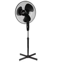 wentylator podłogowy 40cm czarny - vr960336