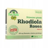 OLIMP RHODIOLA ROSEA 30kaps RÓŻENIEC GÓRSKI STRESS KONCENTRACJA ZMĘCZENIE