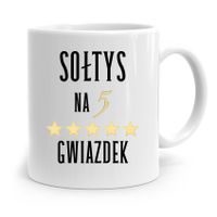 Dla Sołtysa Kubek Sołtys Na 5 Gwiazdek Prezent Z Nadrukiem Ze Zdjęciem
