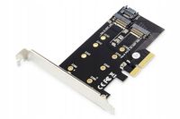 Digitus Kontroler M.2 NGFF/NVMe SSD PCIe3.0 SATA