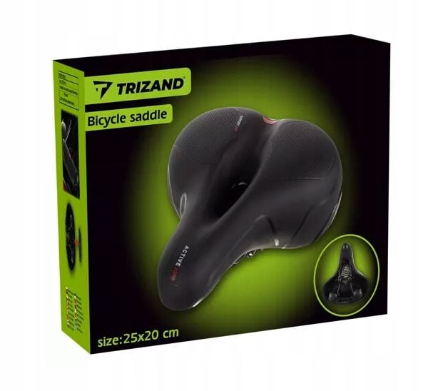 SIODEŁKO ROWEROWE ŻELOWE SZEROKIE MIĘKKIE WYGODNE Z LAMPKĄ ROWEROWĄ ROWER zdjęcie 6