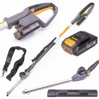 NOŻYCE PIŁA SEKATOR 41CM DO ŻYWOPŁOTU AKUMULATOROWE 20V NA WYSIĘGNIKU +2Ah