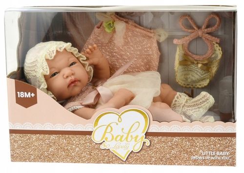 LALKA BOBAS JAK PRAWDZIWA NIEMOWLĘ DZIDZIUŚ DZIEWCZYNKA 30cm na Arena.pl