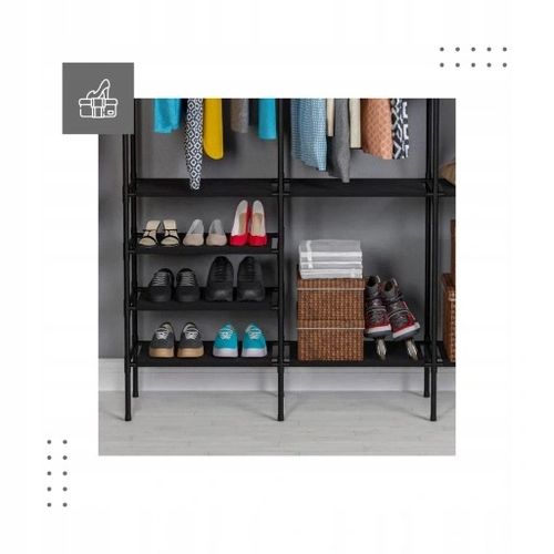 Szafa Duża Ubrania Stojak Wieszak Półki Mark Adler na Arena.pl