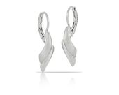 kolczyki o wydłużonym kształcie z kolekcji classic (p14510ag p.mat)