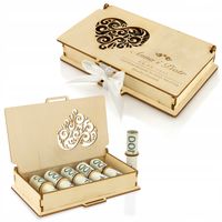 Pudełko na pieniądze GRAWER pamiątka ślub wesele