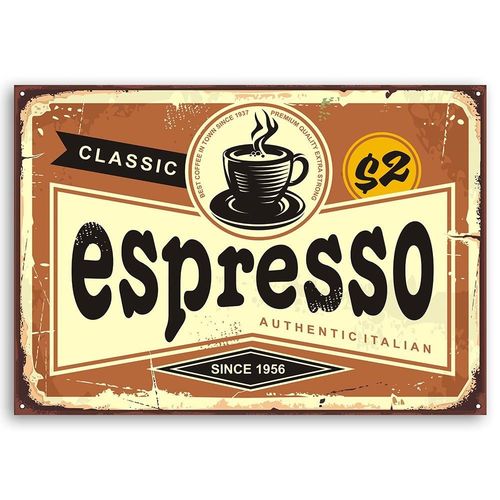 Deco Panel, Retro - espresso 60x40 na Arena.pl