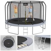 Trampolina z siatką Rebel 3,8 cm FT 12 (365-374 cm) drabinka