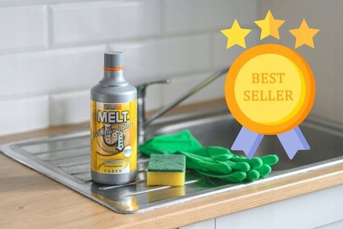 ŚRODEK PŁYN DO UDRAŻNIANIA RUR KANALIZACJI MELT x 1 szt 0,75L na Arena.pl