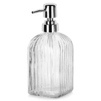 Dozownik Łazienkowy Kuchenny na Mydło w Płynie Żelu Pojemnik Szklany 550 ml
