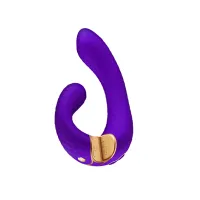 shunga miyo purple - dwusilnikowy model silikonowy 18,5 cm