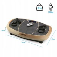 PLATFORMA WIBRACYJNA WIBRUJĄCA MASAŻER CIAŁA 3D Z LINKAMI XP750_3D GYMTEK