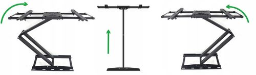 Uchwyt TV Dlugie ramie 85cm Wieszak do Telewizora 32-64 cale narożny na Arena.pl