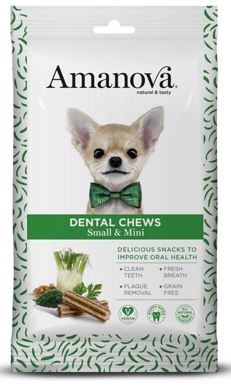 Amanova Dog Dental Chews Small & Mini 110g zdjęcie 1