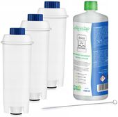 3 FILTR wody do ekspresu DELONGHI DINAMICA Odkamieniacz do DELONGHI 1000 ml