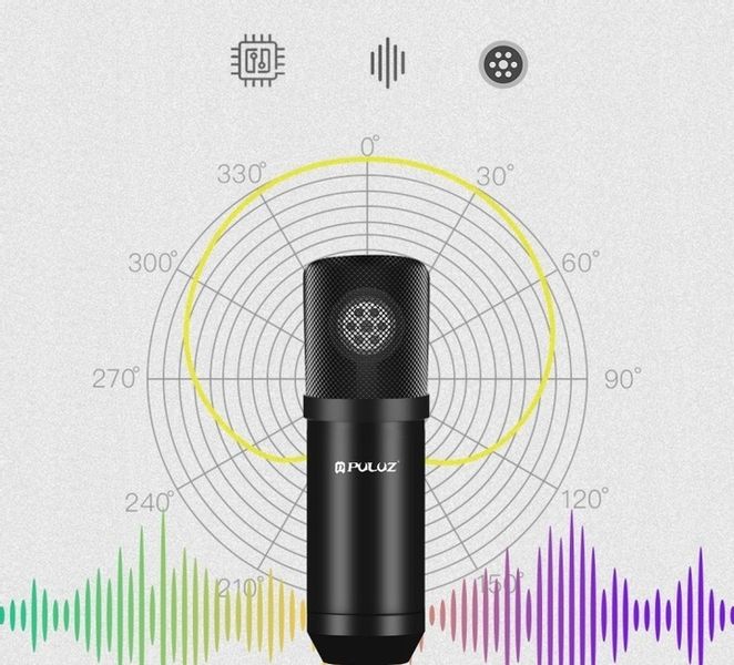 MIKROFON STUDYJNY USB PULUZ POJEMNOŚCIOWY GAMING zdjęcie 10