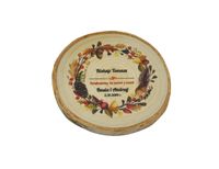 podziękowania ślubne na plastrze brzozy z magnesem 8-9cm 100 szt