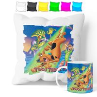 ZESTAW: KUBEK + POSZEWKA - SCOOBY DOO - PREZENT WIELE WZORÓW + IMIĘ