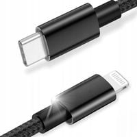 Kabel niktrade USB typ C - Apple Lightning 1 m czarny