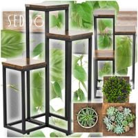 Kwietnik na rośliny 3 poziomy loftowy 68 cm Iconic