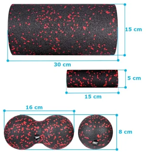 Zestaw EPP roller, wałek do masażu piankowy duobal Medi Sleep na Arena.pl