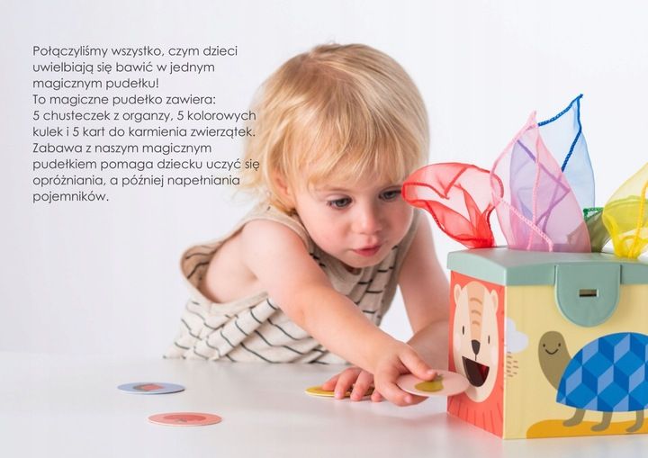 Magiczny Pojemnik Taf Toys – Sensoryczna Zabawa dla Rozwoju Dziecka zdjęcie 11