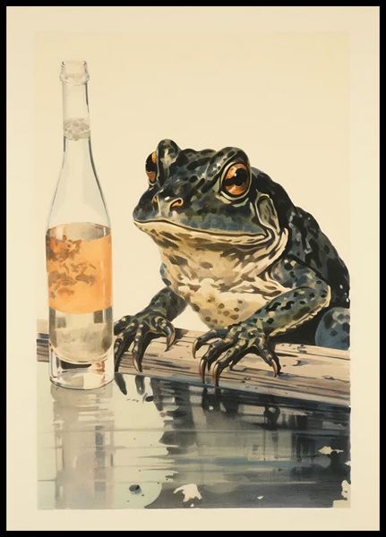 Plakat 64x90cm Refleksje Błotniaka zdjęcie 2