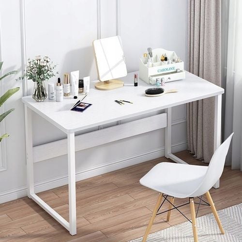 BIURKO KOMPUTEROWE BIAŁE STOLIK POD LAPTOP KOMPUTER STYL SKANDYNAWSKI na Arena.pl