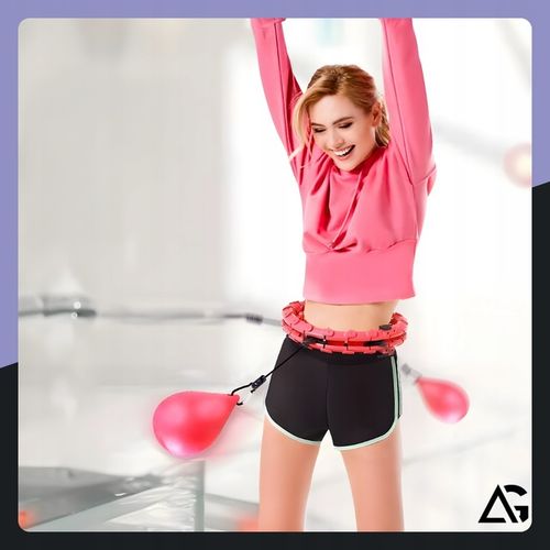 HULA HOP Z OBCIĄŻENIEM ODCHUDZAJĄCE Z OBCIĄŻNIKIEM SMART HULAHOP PLUS na Arena.pl