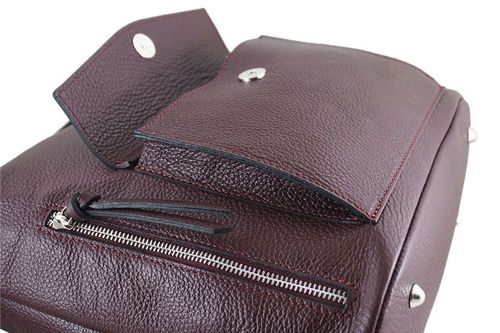 Torebka - plecak skórzany Barberini's - Brązowa na Arena.pl