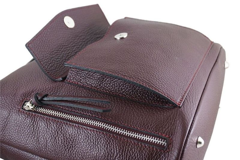 Torebka - plecak skórzany Barberini's - Brązowa zdjęcie 5