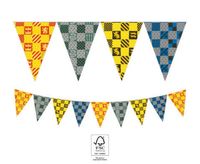 Girlanda papierowa flagi Harry Potter Hogwart Houses, 230 cm