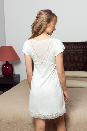 Tracy koszulka nocna ecru M na Arena.pl