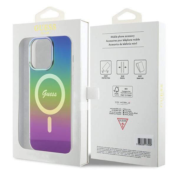 Etui Guess do iPhone 15 Pro, Wielokolorowy, MagSafe zdjęcie 8
